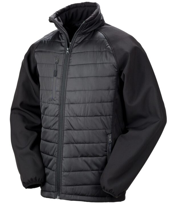 Result Genuine Recycled Compass padded softshell jacket