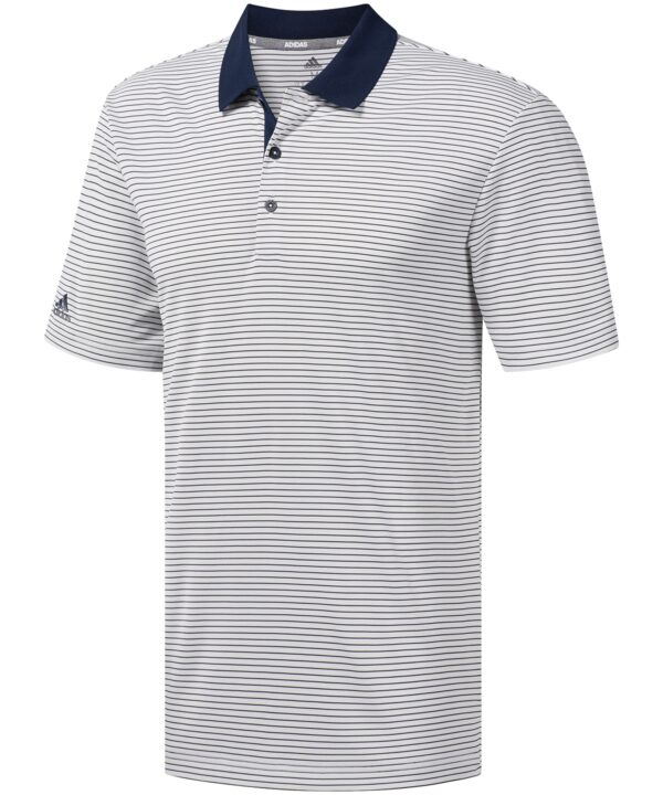 adidas® 2-colour stripe polo