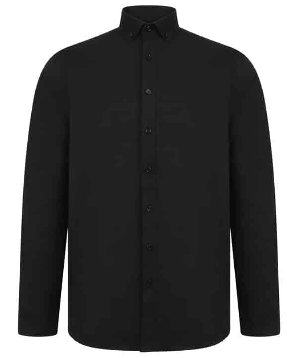 Henbury Modern long sleeve Oxford shirt