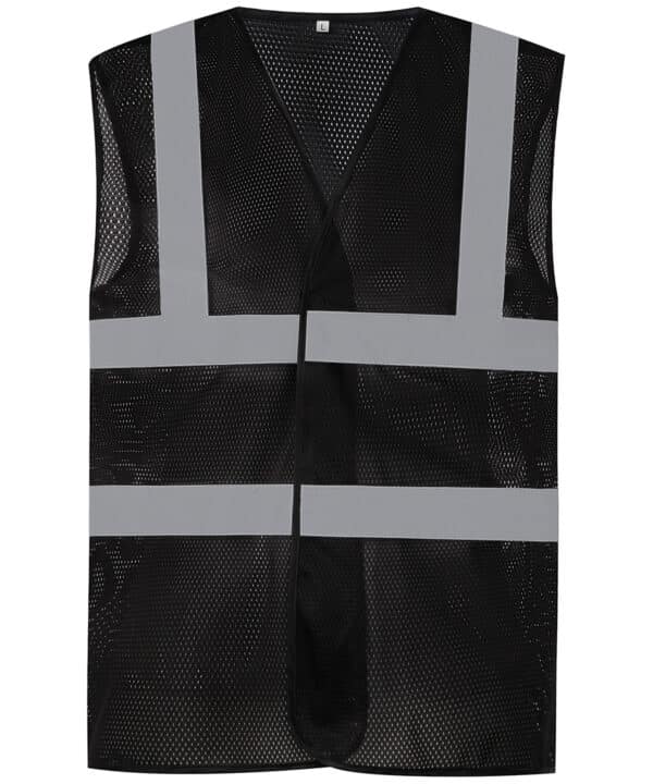 Yoko Top cool open mesh 2-band-and-braces waistcoat (HVW120)
