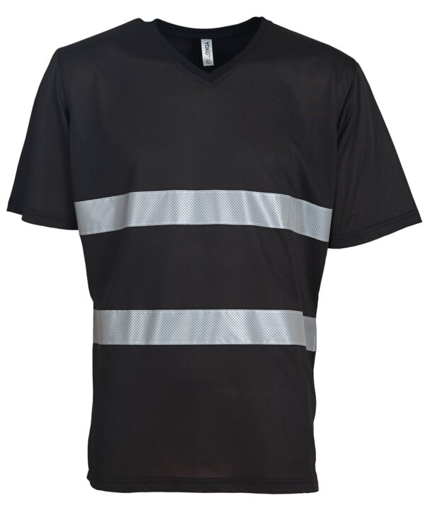 Yoko Hi-vis top cool super light v-neck t-shirt (HVJ910)