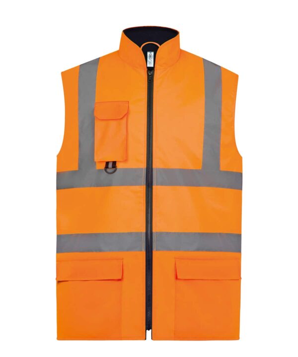 Yoko Hi-vis padded bodywarmer (HV005)