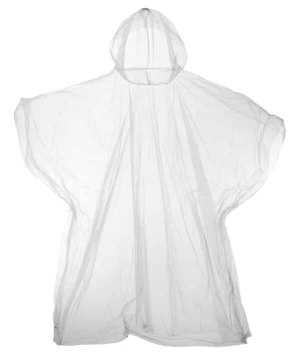 JB Kids emergency hooded plastic poncho