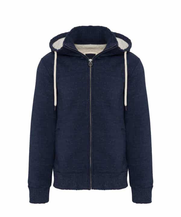 Kariban Vintage sherpa-lined fleece jacket