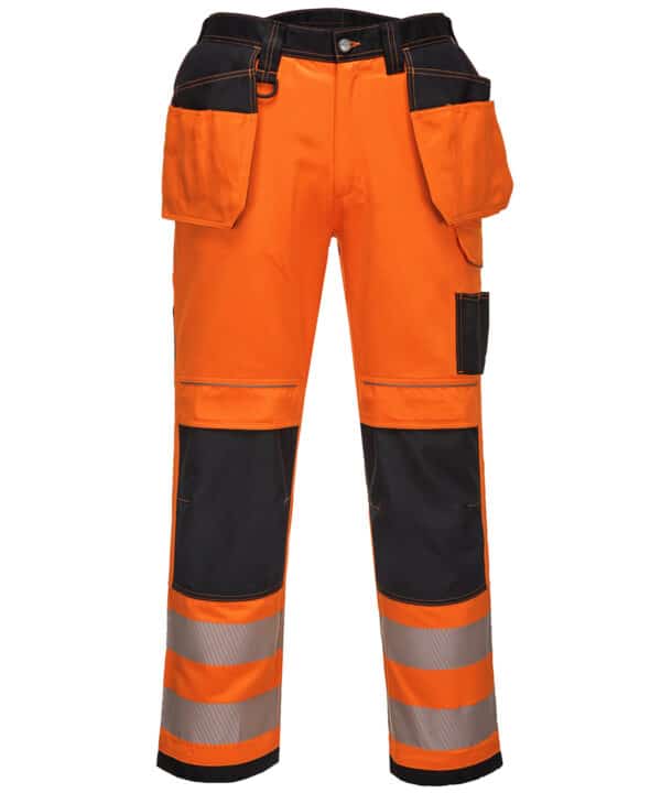 Portwest PW3 Hi-vis holster work trousers (T501) regular fit