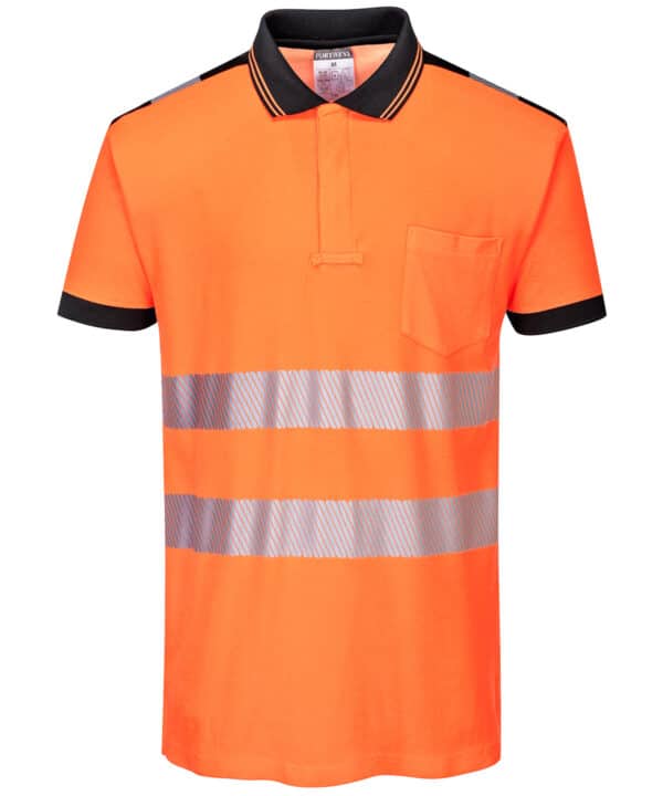 Portwest PW3 Hi-vis polo shirt (T180)