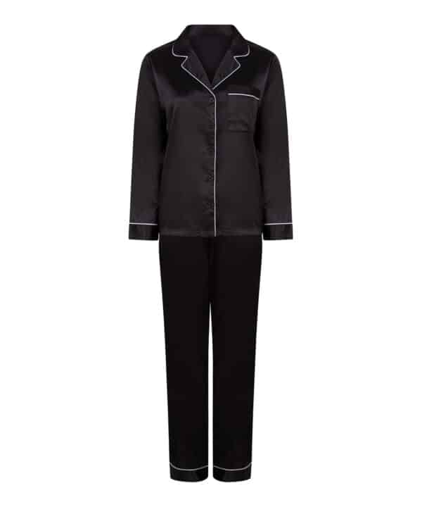 Towel City Women's satin long pyjamas