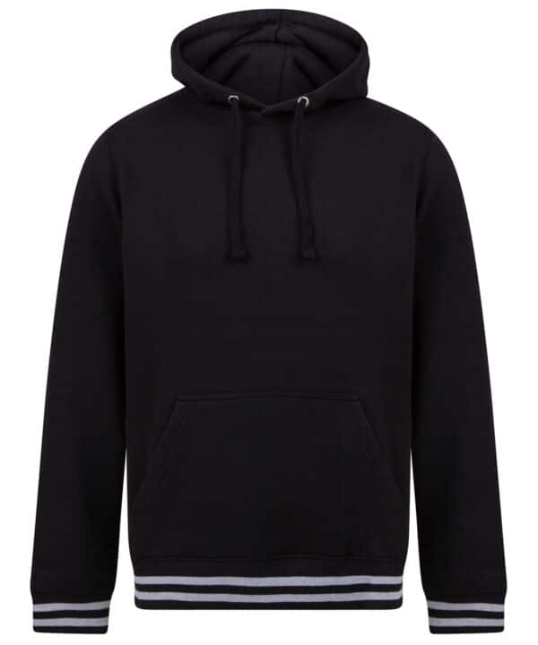 Front Row Hoodie with striped cuffs