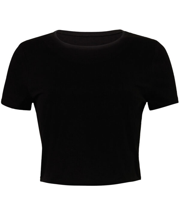Bella Canvas Women's polycotton crop tee