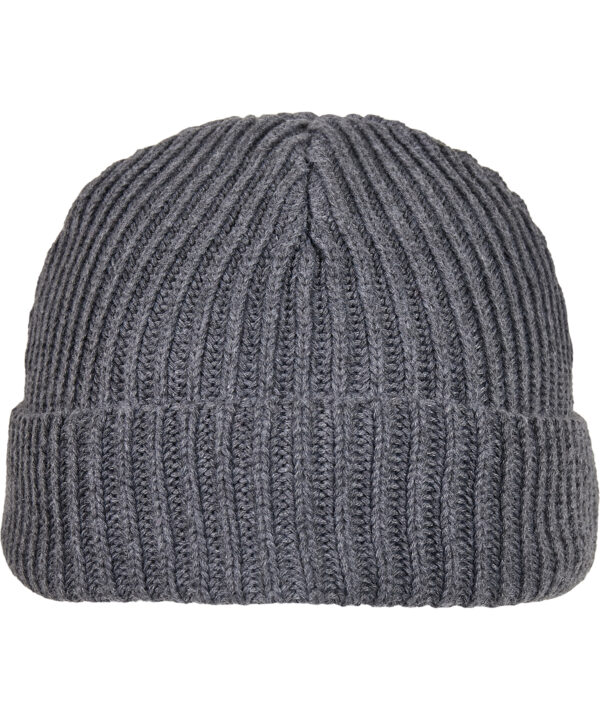 Build Your Brand Recycled yarn fisherman beanie