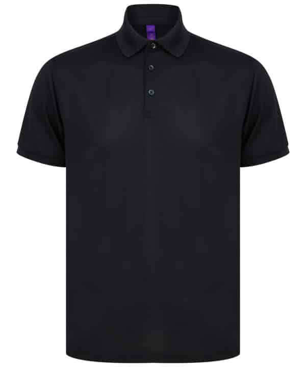 Henbury Recycled polyester polo shirt