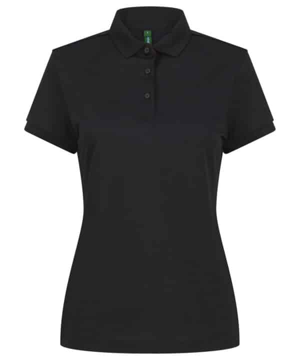 Henbury Women's recycled polyester polo shirt