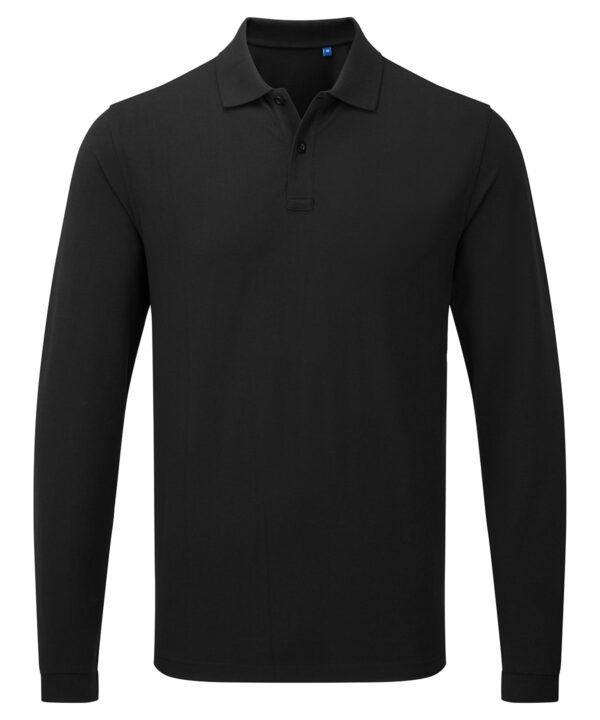 Premier Essential' unisex long sleeve workwear polo shirt