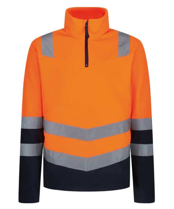 Regatta High Visibility Pro hi-vis half zip fleece top