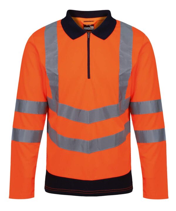 Regatta High Visibility Pro hi-vis ls polo shirt