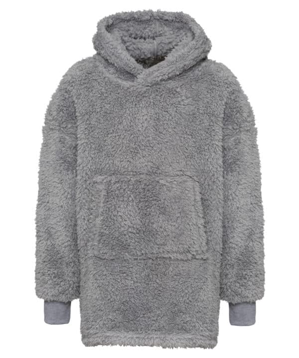 The kids Ribbon teddy bear fabric hoodie