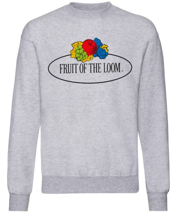 Fruit of the Loom Vintage Collection Vintage set-in sweatshirt large logo print