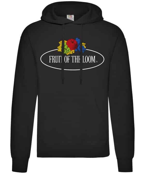 Fruit of the Loom Vintage Collection Vintage hooded sweatshirt large logo print