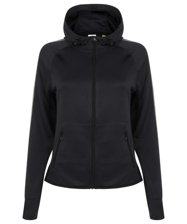 Tombo Women's hoodie with reflective tape