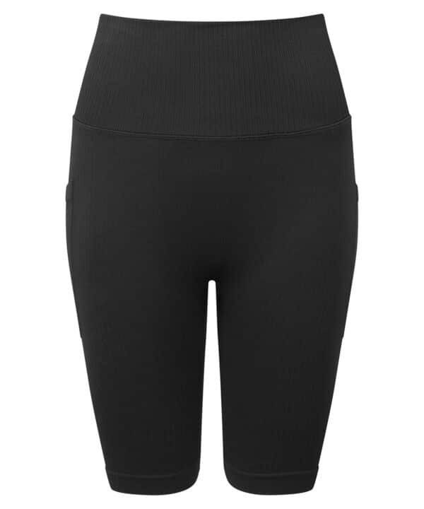 Women's TriDri® ribbed seamless '3D Fit' cycle shorts