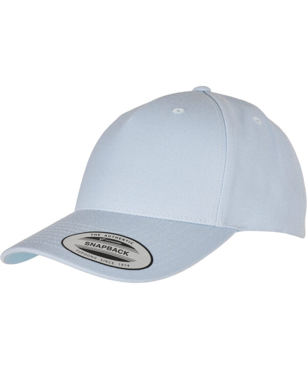 Flexfit by Yupoong YP classics 5-panel premium curved visor snapback cap (5789M)
