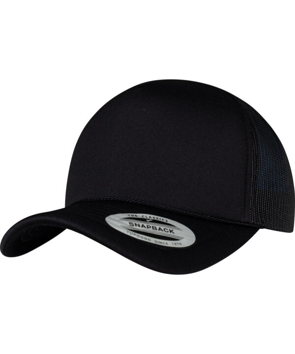 Flexfit by Yupoong Foam trucker cap curved visor (6005FC)